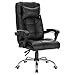 Produktbild EUGAD 0013BGY Bürostuhl Chefsessel Schreibtischstuhl Drehstuhl Computerstuhl Office Stuhl, mit kopfkissen, höhenverstellbar, ergonomisch, Kunstleder, Schwarz