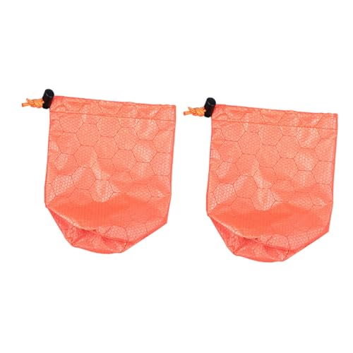 LIOOBO Camping Stuff Sack 2 Pack Emergency Sleeping Bag Compact Lightweight Weatherproof for All-Outdoor Activities Random Color