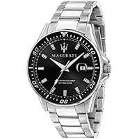 Maserati Reloj para Hombre, Colección Sfida, en Acero Inoxidable, con Correa de Acero Inoxidable - R8853140002