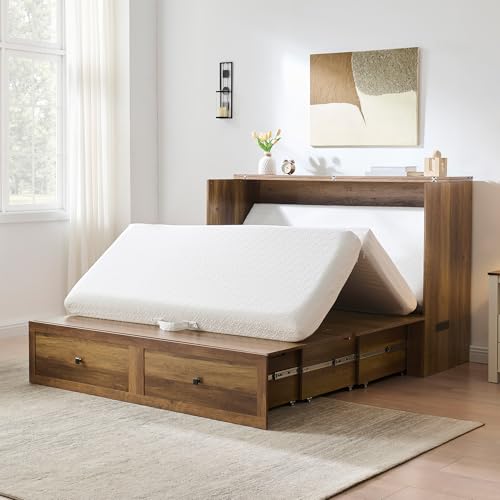 AMERLIFE 6" Queen Tri-Fold Memory Foam Mattress with Cooling Gel
