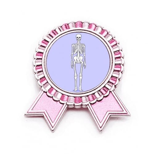 Broche corps humain en métal rose, le cadeau idéal pour passionnés d'art