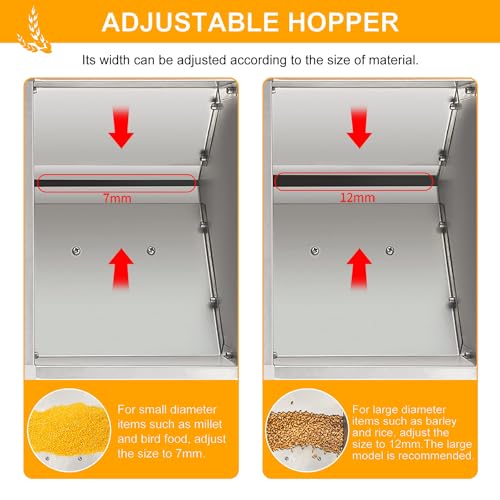 Machine électrique de criblage de grains 30-40kg/h pour élevage - 5