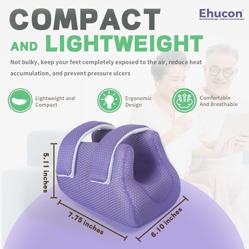 Image of 3D Heel Protectors for Pressure Sores,Ankle Elevation Pillow Foot Support Cushion for Bed Sores,Heel Cushions for Heel Pain Relief