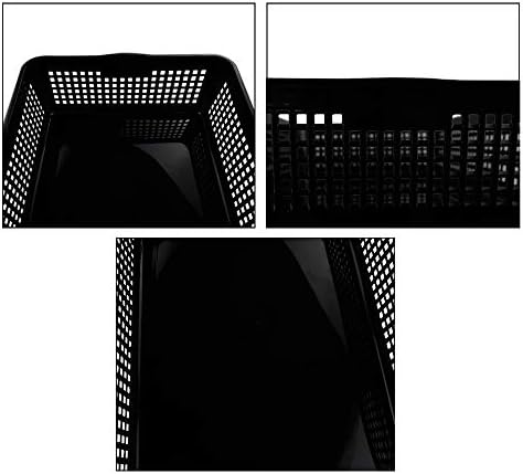 Annkky A4 Desktop Plastic Storage Basket Tray, Shallow Storage Trays Set of 6