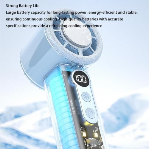 Ventilateur portable rechargeable USB 5000mAh à 100 vitesses