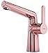 Produktbild HANSA 5189228334 Hansadesigno Waschtisch-Einhand-Einlochbatterie (Durchflussmenge:2 l/min, Ausladung: 130 mm, Farbe: rosegold),