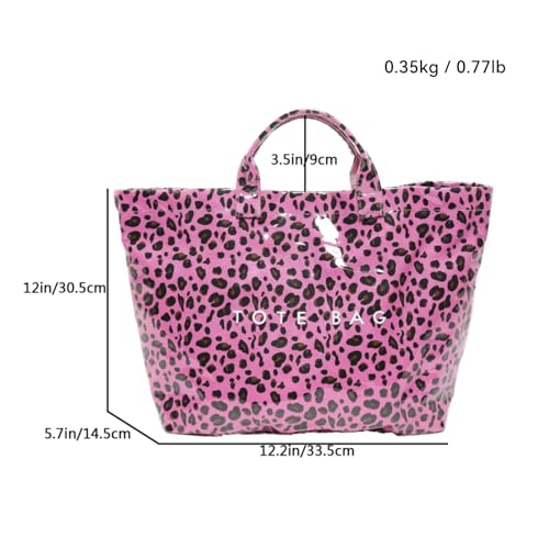 Bolso tote grande para mujer en PVC miniatura 4