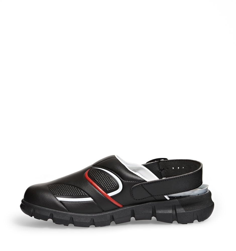 Abeba 7332-41 Dynamic Chaussures sabot Taille 41 Noir/Rouge