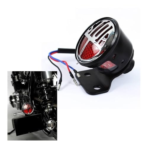 Feu arrière moto LED stop custom immatriculation pour chopper et cruiser - 6