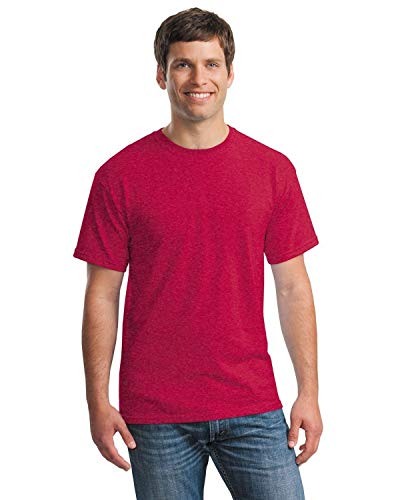 Gildan 5000 Adult Heavy Cotton T-Shirt, Heather Red, Medium
