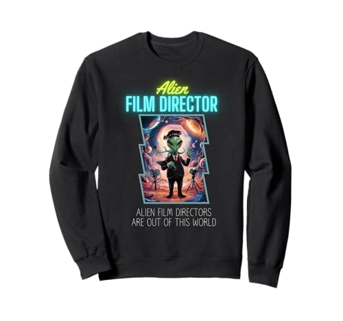 Funny Alien Film Director de ciencia ficción Cineasta Space UFO Lovers Sudadera