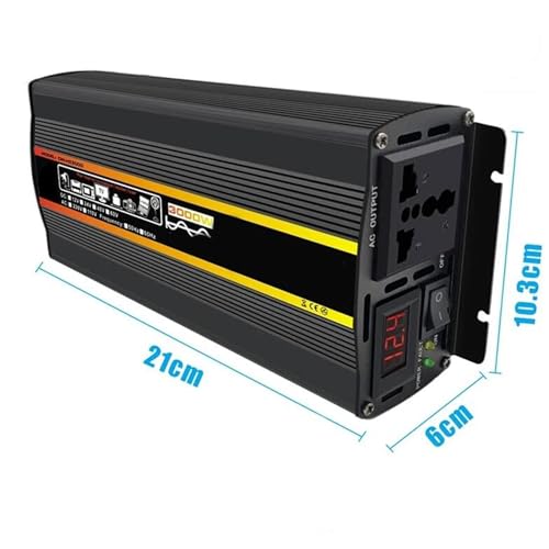 Convertisseur de puissance 3000W onduleur sinusoidal pur transformateur 48V - 3