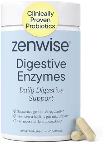 Zenwise, Digestive Enzymes, Plus Fast-Acting Probiotics, 100 Veg Capsules