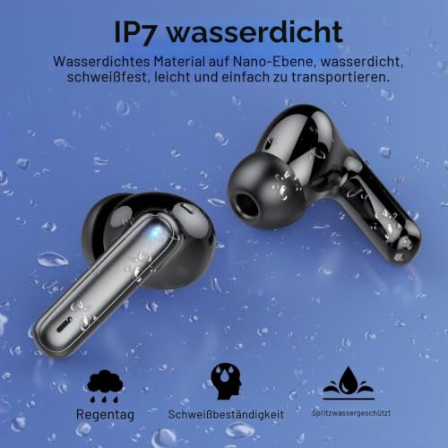 kabellose Bluetooth-Kopfhörer, Immersive HiFi Stereo, In Ear Kopfhörer – Ansicht 6