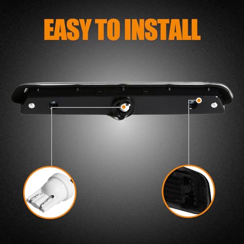 Image of Compatible with Third 3rd Brake Light LED Toyota 2003-2009 4Runner, High Mount Rear Brake Lights Assembly for 03-09 4Runner, Waterproof Center Cab Lamp Stop Light