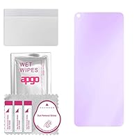 Apgo Rückseiten Schutzfolie Für Realme GT 2 Pro - Schwarzer Carbon Look Mit Komplettem Montage-Set