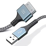 ✅[USB Fast Data-Sync & Charging]: Hochgeschwindigkeits-Datenübertragung sowie Aufladen über Stecker, Laptops und Autoadapter, iPhone 4-Ladekabel. 1 GB Filmübertragungszeit in nur zwei Minuten. Erfüllen Sie Ihre Anforderungen vollständig und sparen Sie Zeit.