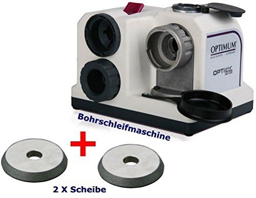 Preisvergleich Produktbild Bohrerschleifmaschine OPTIgrind GQ-D13 Bohrer Spiralbohrer Schleifscheibe 3-13mm + 1 zusätzliche Diamantschleifscheibe
