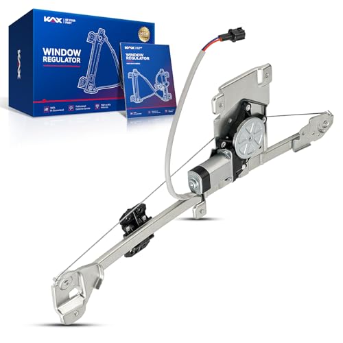Image of KAX Rear Right Power Window Regulator w /Motor Fit for Colorado 2004-2012 | for GMC Canyon 2004-2012,Isuzu i-290 2007-2008,i-280 2006,i-370 2007-2008 Rear Passenger Side 748-265 Window Lifter(2-Pin)