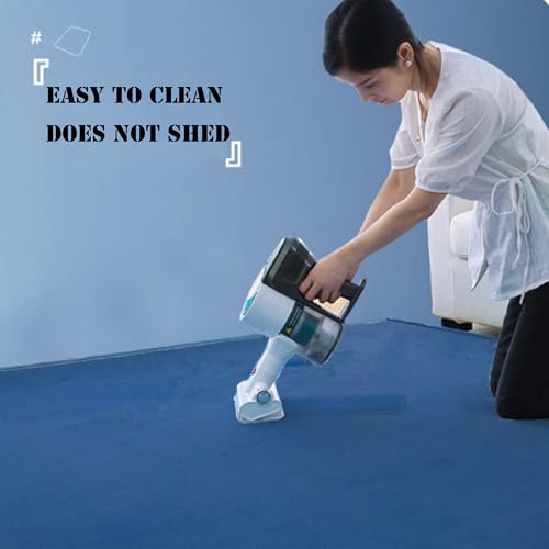 Tapis tatami lavable bleu clair tapis de sol antidérapant chambre - 6