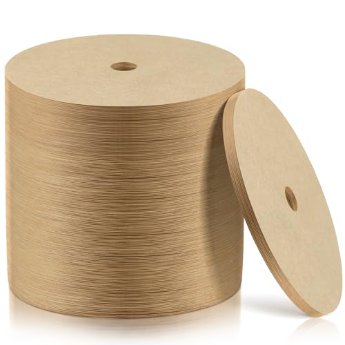 300 filtri per caffè a percolatore, 9,5 cm, filtro da caffè usa e getta naturale non sbiancato, filtri per caffè a disco per percolatori, campeggio, caffettiera, uso domestico e ufficio