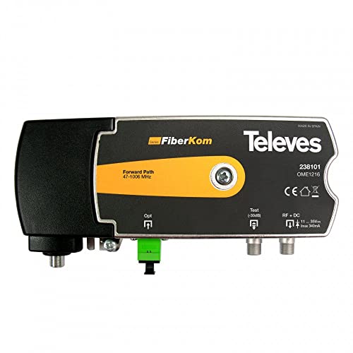 Mini-récepteur optique de distribution TV FiberKom OLC Televes 238101