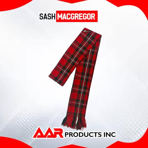 Image of AAR Womens Tartan Clan Sashes Ladies Brooch Scottish Highland - 90 x 10.5 Inches