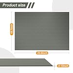 Wiojtry Non-Slip Mat for Under Desk Elliptical and Portable Floor Bike, （19.7Wx23.6L） Elliptical Machine for Seniors Home Sports Mat and Mini Elliptical Exercise Bikes - Image 2