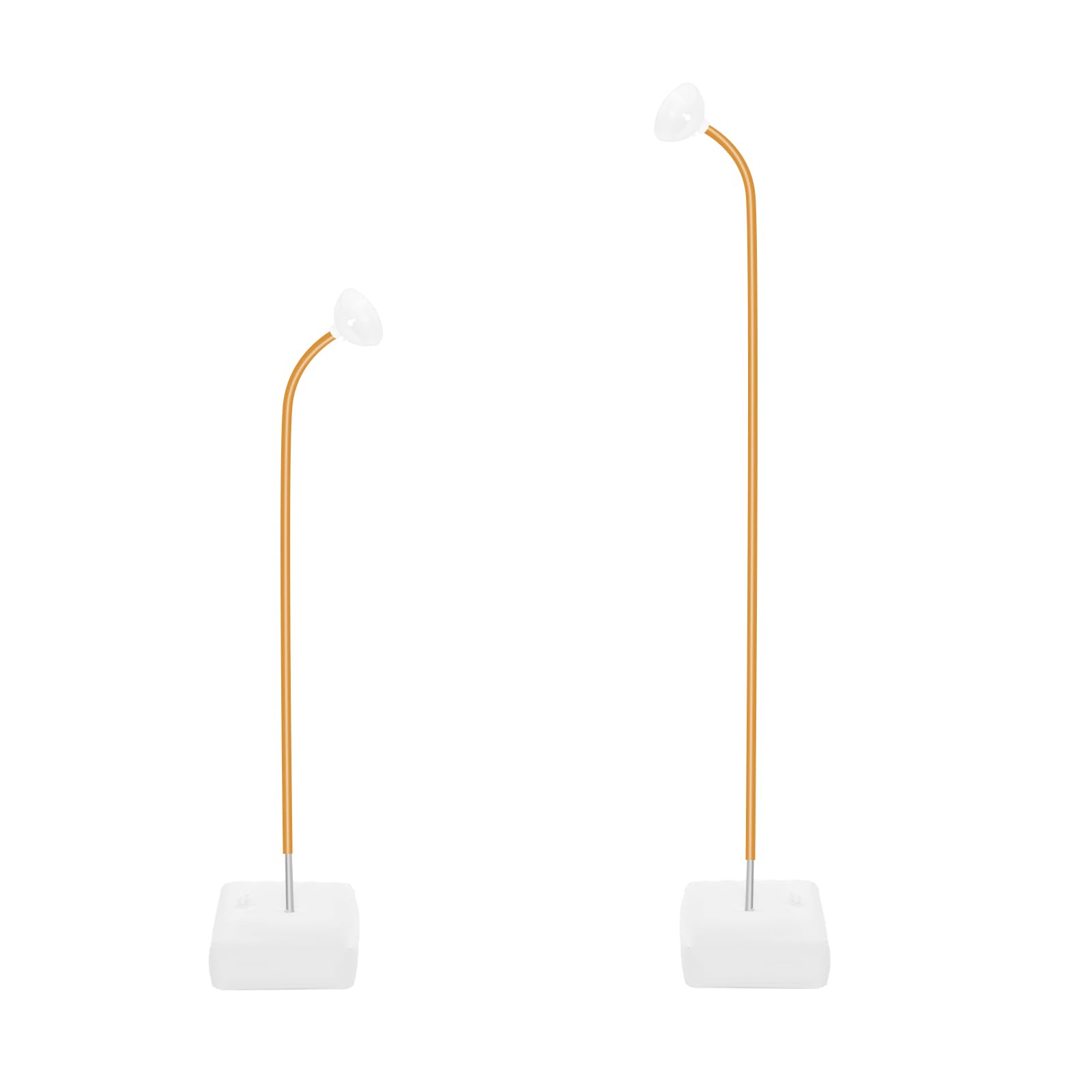Balloon Arch Stand Kit, 2.5M & 1.5M Half Arch Balloon Column Stand, Free Bend Balloon Stand for Floor Suitable for Birthday, Wedding, Graduation Party, Anniversary, Gold (Gold - Style 01)
