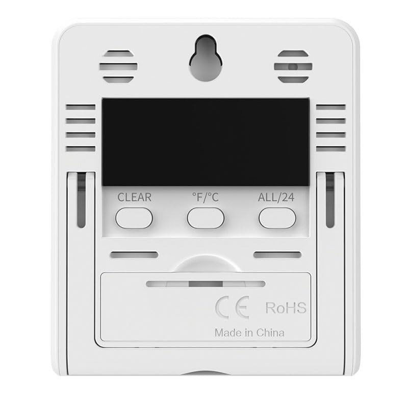 ABS Digital Display Thin Model Electronic Hygrometer Indoor Magnetic Attraction Bracket