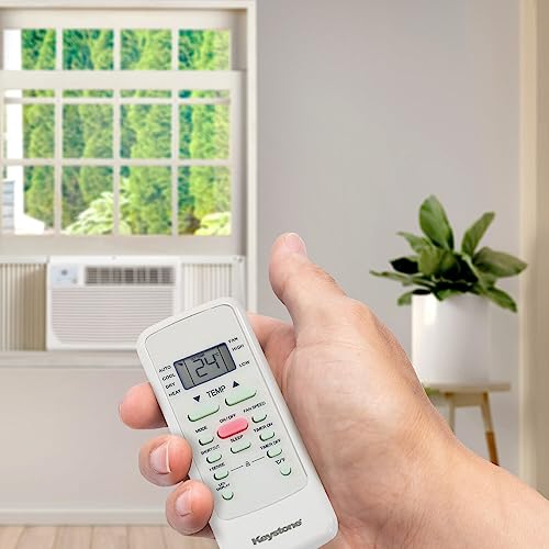 Keystone 12,000 Btu 230V Window-Wall Air Conditioner & 11,000 Btu Heater With Smart Remote Control, Window Ac And Heater With Dehumidifier Function For Medium Sized Rooms Up To 550 Sq.ft. #TOP6