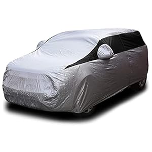 Titan Lightweight Poly 210T Car Cover for Compact SUV 170-187″. Waterproof, UV Protection, Scratch Resistant, Driver-Side Zippered Opening. Fits Rav4, Rogue, CR-V and More.