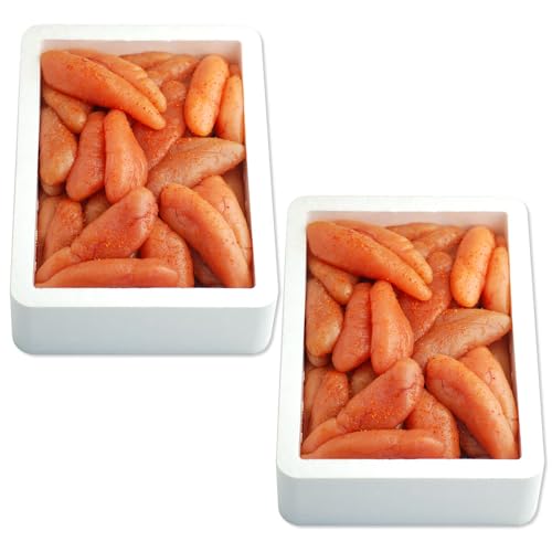 博多ふくいち 無着色辛子明太子 一本物 切れ子 込み 2kg(1kg×2)冷凍