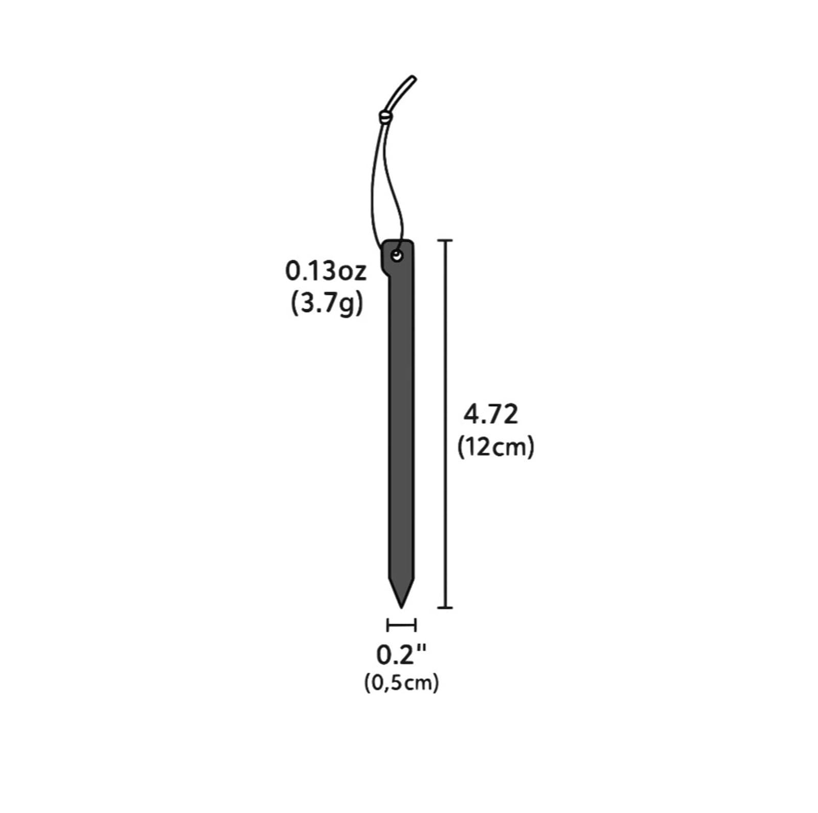 Stalowe namioty z, Metalowe węglowe paliki do namiotu Szlifowane gwoździe 12 cm 3,7 g 6 szt. Wędrówka z plecakiem Kemping Piesze wycieczki