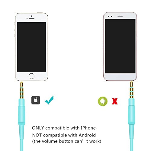 Sqrmekoko Replacement Inline Mic Remote Volume Control Audio Cable Cord Line For Bose Soundtrue Soundlink Soundlinkii Qc25 Qc35 Qc35Ii Qc45 Oe2 Headphoes(Green) #TOP4