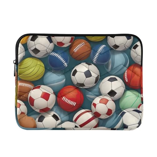 Funda para laptop 13-14 pulgadas con tela impermeable y protección acolchada