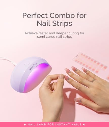 Image of MelodySusie Pocket-Sized UV /LED Nail Lamp P-Art04 for Semi-Cured Strips