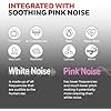 Honeywell QuietSetTM Personal Sleep Fan Noise Machine with Pink Noise, 3 Speeds, Adjustable Head, Nightstand and Bedside Fan, Black, HTF300B