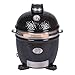 Produktbild MONOLITH JUNIOR PRO SERIE 2.0 Keramik Multi-Funktions-Grill mit Keramikfüsschen, Farbe: Schwarz, unendlich viele kulinarische Möglichkeiten