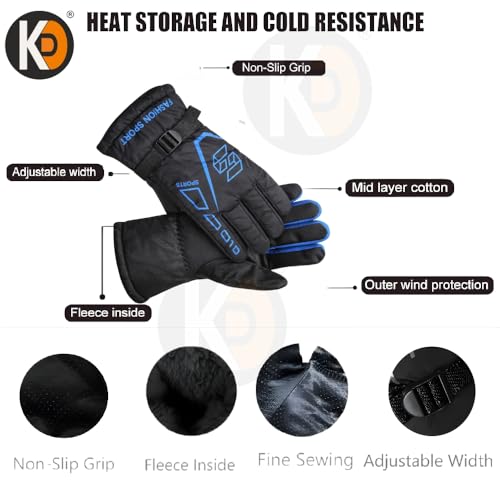Image of K D Winter Wear 3-in-1 Cap Muffler Gloves Set for Adults | Woolen Beanie cap, Mafler Scarf & Hand Gloves | Thermal, Fleece-Lined, Unisex Winter Accessories (Gloves /cap-Mafler - GRAY)