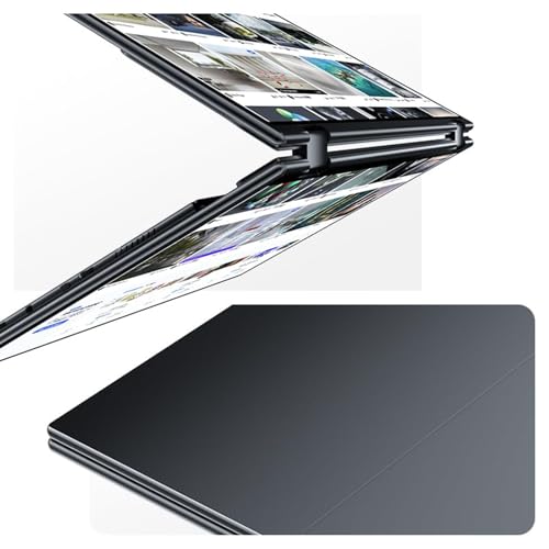 Image of EHOMEWEI X1 Pro Dual Monitor, 2K 60Hz 16 inch*2 Laptop Expansion Portable Screens 2560 * 1600 100% DCI-P3 HDR 400 cd /㎡ Brightness for Gaming Phone /Switch /Windows MacOS No Stylus Touch