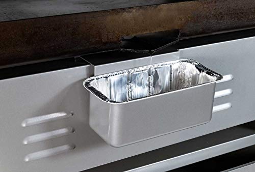 Fig & Leaf (30 Pack) Drip Pans Compatible with Blackstone Grills for 36 Inch l 30 Inch l 28 Inch l 22 Inch l 17 Inch Griddle l Rear Grease Cup Liners l Heavy-Duty Disposable Aluminum Foil - Thumbnail 2