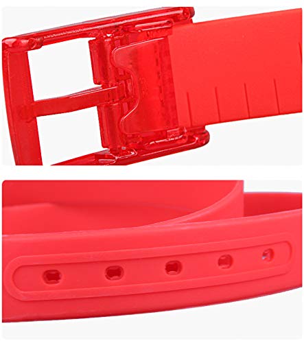 Andongnywell Men?s Women?s Metal-Free Belt Cool Rubber Golf Belts for Man Silicone Waist Strap Waistband4