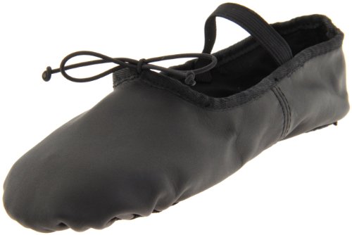 Dance Class Women's B602 Split Sole Leather Ballet Slipper,Black,7 M Us #TOP12