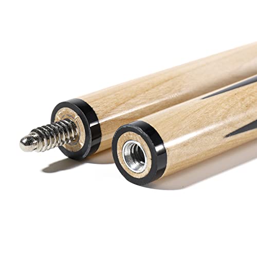 Hij Loalowe 19 Oz Professional Billiard Cue Sticks Heavy Duty Hardwood 58" Canadian Maple Pool Queue Stick With 13Mm Tip,2-Piece,Set Of 4 #TOP4