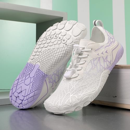 Image of Hike Barefoot Shoes Womens Men,Unisex Barefoot Water Shoes Breathable, Anti-Slip Hiking Footwear for Athletic Wide Toe Shoe Footwear for Hiking, Walking, Running, Yoga, and Water Sports