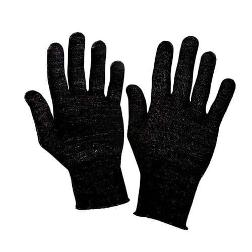 Best4Hand Raynauds Disease 12% Silver Gloves Deluxe Fingered For Chilblains Diabetes Neuropathy Thin Thermal (Small-Medium)
