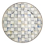 MACKENZIE-CHILDS Sterling Check Serving Platter, Large 16-Inch Enamel Serving Dish