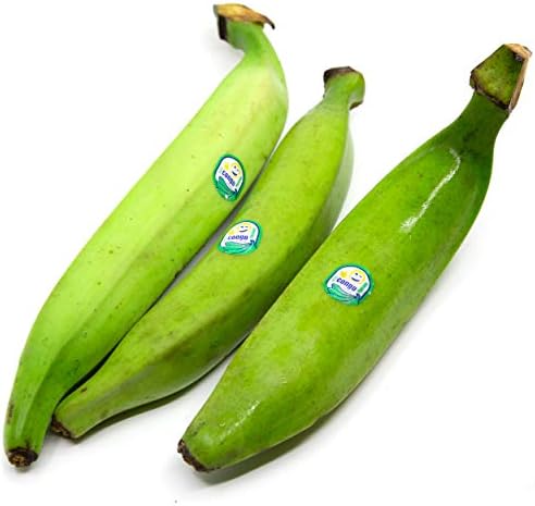 Congo Green Plantain Barraganete , 5 Pound Box