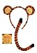 Elope Winnie the Pooh Tigger Ears Costume Headband and Tail Set